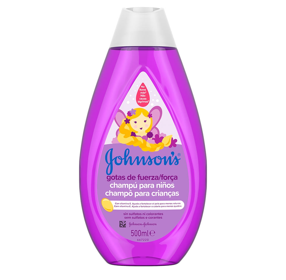 Johnson's Champú Niños Gotas de Fuerza 500ml