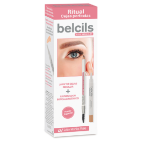 Belcils Lapiz Cejas Bicolor Marrón