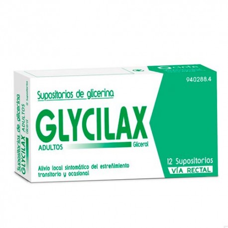 Supositorios Glicerina Glycilax Adultos 3.31g 12 Supositorios - Oferfarma