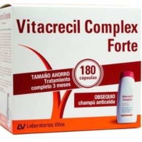 Vitacrecil Complex Forte 180 Cápsulas + REGALO Champú Vitacrecil 200 ml