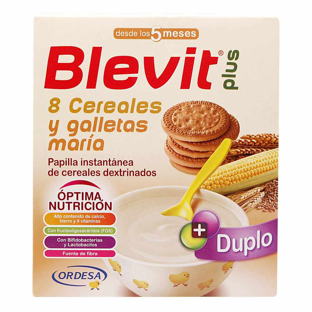 Blevit Plus Duplo 8 Cereales Y Galletas 600Gr