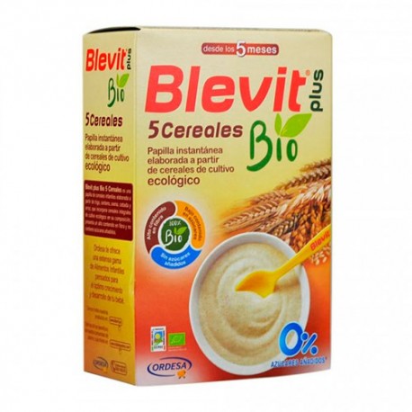 Blevit Plus 5 Cereales Bio 250g - Oferfarma