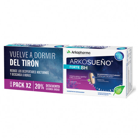 Arkosueño Forte 8h Duplo 2x30 comprimidos bicapa