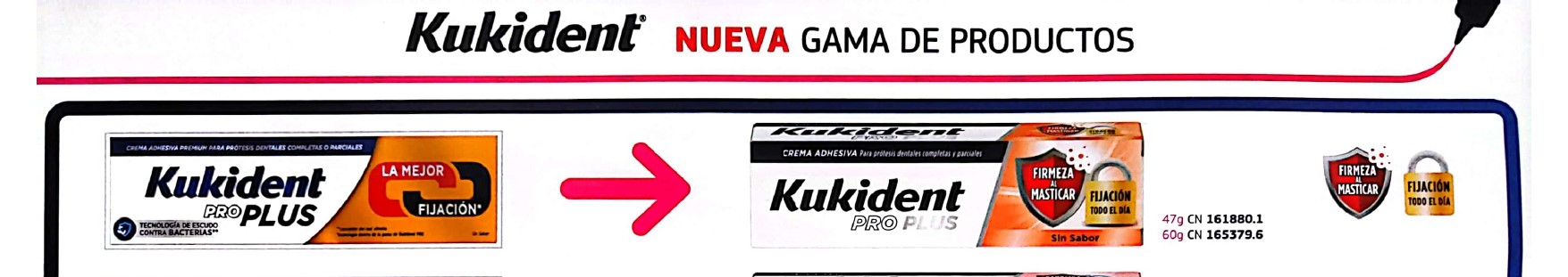 Kukident Pro Plus Doble Acción 60gr(nueva imagen)