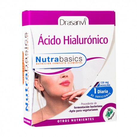 Drasanvi Nutrabasics Ácido Hialurónico 30 Cápsulas