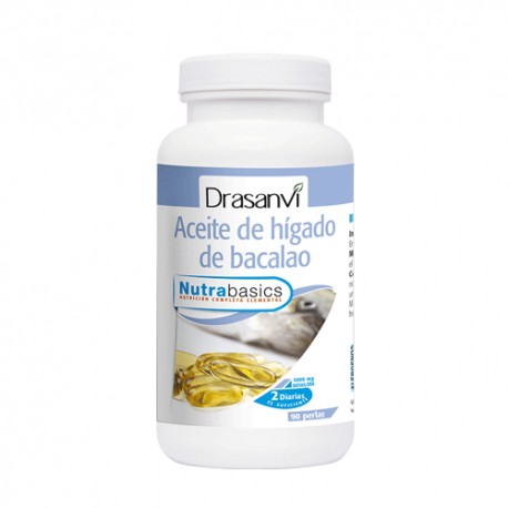 Drasanvi Nutrabasics Hígado Bacalao Bote 90 Perlas