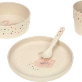 Juegos de vajilla marca Lässig. Modelo Dish Set CISNE