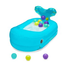 BAÑERA HINCHABLE BALLENA + 10 BOLAS INFANTINO