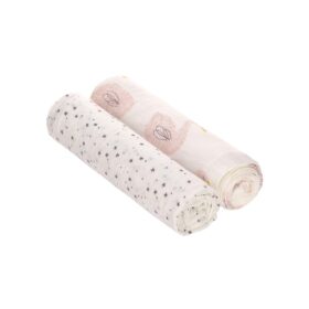 PACK 2 MUSELINA XL ANIMALS LÄSSIG SWAN OLMITOS