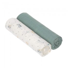 PACK 2 MUSELINA XL EXPLORER LÄSSIG BLUE OLMITOS