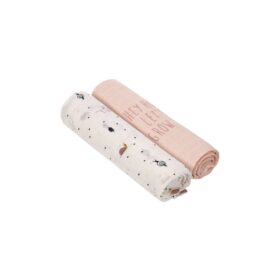 PACK 2 MUSELINA XL EXPLORER LÄSSIG PINK OLMITOS