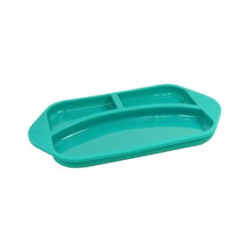 PLATO COMPARTIMENTOS DE SILICONA M&M VERDE olmitos