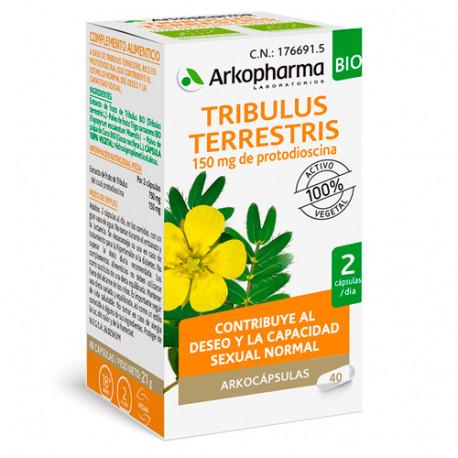 Arkocápsulas Tribulus BIO 40 cápsulas