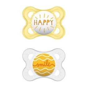 Chupete Silicona MAM Original 0-6 meses amarillo 2 unidades