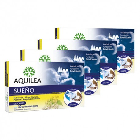 Aquilea Sueño Pack 4x30 Comprimidos - Oferfarma