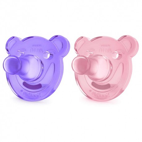 Philips Avent Chupete Soothie Shapes 3m+ Rosa