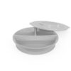PLATO DIVIDIDO TWISTSHAKE 6+M GRIS PASTEL