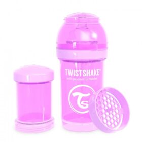 TWISTSHAKE BIBERÓN ANTICÓLICO 180ML PASTEL MORADO