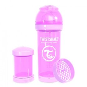TWISTSHAKE BIBERÓN ANTICÓLICO 260ML PASTEL MORADO