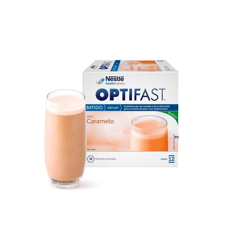 OPTIFAST Batido Caramelo 12 sobres de 55gr