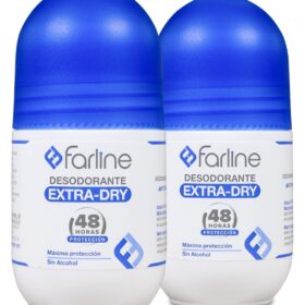 DESODORANTE EXTRA-DRY ROLL-ON 50ML FARLINE DUPLO