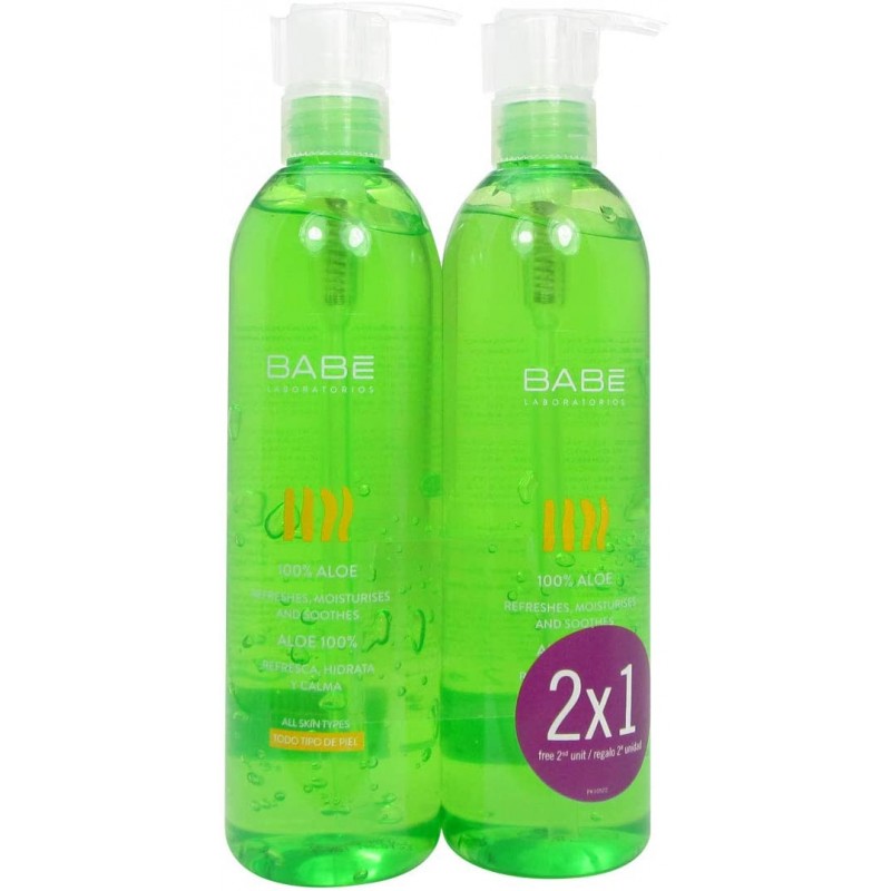 Babé Gel Aloe Vera Duplo 300ml + 300ml